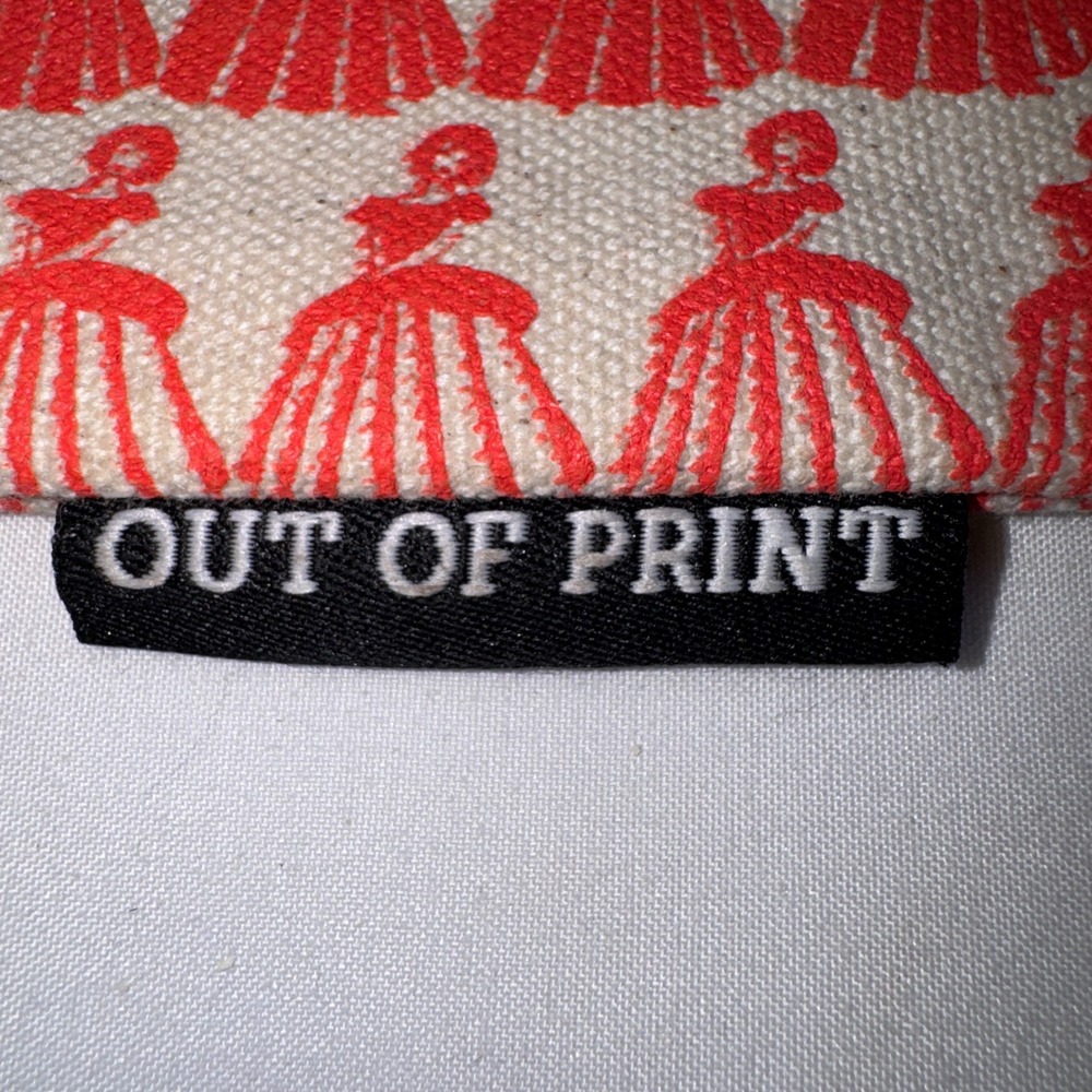 Out of Print Little Women Louisa May Alcott Canvas Zipper Pouch Bookish Bag Red - Picture 3 of 7
